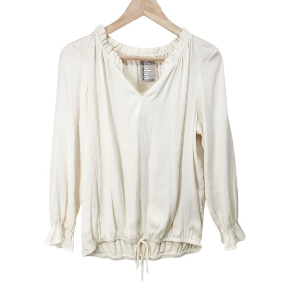 Dolan Left‎ Coast Collection Womens Cream Top  Petite XS - Picture 7 of 7